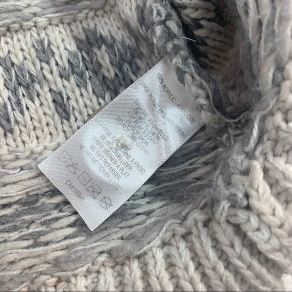 GRANDPA/DAD Button Up Cardigan Cozy Nordic Sweater Size L - Picture 8 of 9